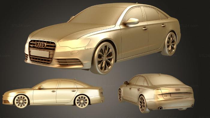 Автомобили и транспорт (Ауди А6 12, CARS_0575) 3D модель для ЧПУ станка